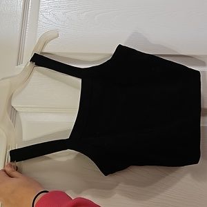 Black love poem crop top